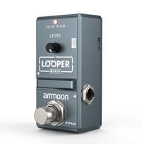 Ammoon AP-09 Nano Loop elektrinės gitaros efekto pedalo kilpa True Bypass Unlimited Overdubs 10 pilka