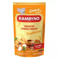 Lydytas rūkytas sūrio užkandis, natūralus RAMBYNO 45% rieb., 75 g