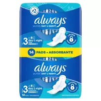 Higieniniai paketai ALWAYS Ultra Super Extra, S3, 14 vnt.