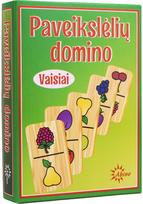 Žaidimas Vaisiai. Paveikslėlių domino