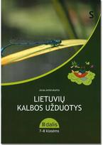 Lietuvių kalbos užduotys VII-VIII klasėms 3 dalis