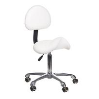 Kosmetologinė meistro kėdutė BY-8373 White