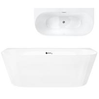 Vonia Corsan MONO 170 cm, akrilinė su chromo spalvos sifonu