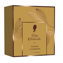 Rinkinys Pani Walewska Gold moterims: kvapusis vanduo EDP, 30 ml + purškiamas dezodorantas, 90 ml