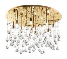 Ideal Lux-LED krištolinis lubinis šviestuvas MOONLIGHT 12xG9/3W/230V pr.60 cm auksas