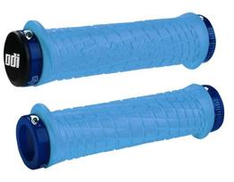 Vairo rankenėlės ODI Troy Lee Designs Signature MTB Lock-On Aqua w/ Blue Clamps