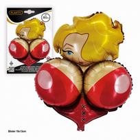 Žaismingas Marilyn Monroe formos helio balionas - 80cm