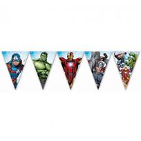Šventinė vėliavėlių girlianda - Marvel Avengers - 2,3m