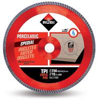 Deimantinis pjovimo diskas šlapiam pjovimui Rubi TPI 250 SUPERPRO; 250 mm