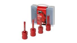 Deimantinių gręžimo karūnų rinkinys Rubi DRYGRES PREMIUM MINI KIT; 4 vnt.