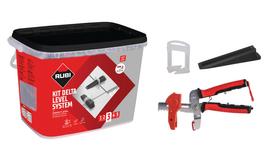 Plytelių nyveliavimo komplektas Rubi DELTA LEVEL SYSTEM; 3-12 mm; 1 mm; 100 vnt.