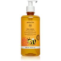 Apivita Mini Bees Gentle Kids Shower Gel Orange&Honey kūno ir plaukų dušo želė vaikams 500 ml