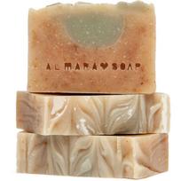 Almara Soap Natural Lemon Tea Tree natūralus kietasis muilas riebiai ir probleminei odai 90 g