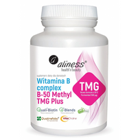 Aliness Vitamin B Complex B-50 Methyl TMG plus 100 vcaps