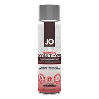 System JO Coconut Hybrid Warming, 120 ml Šildantis hibridinis lubrikantas su kokoso aliejumi