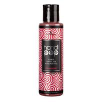 Sensuva Handi Pop Strawberry, 125 ml Braškių skonio masažo gelis peniui