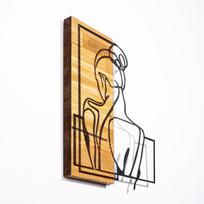 Wallity sienų dekoracija Woman posture, 50 cm