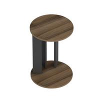 Šoninis staliukas Kalune Design Ema, rudas/pilkas