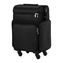 Kosmetikos lagaminėlis ant ratukų Look 328 Black