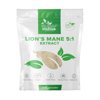 RAW POWDERS LION'S MANE 5:1 EKSTRAKTO milteliai, 100 g
