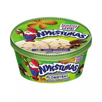 Kondensuoto pieno skonio plombyras su šokoladu ir migdolais NYKŠTUKAS, 800 ml