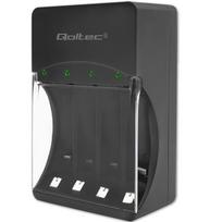 Qoltec Battery charger for NiMH type R03 AAA, R6 AA