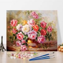 Menai PASIDARYK PATS Tapyba pagal skaičius Deimantinė tapyba Namų dekoras Aliejinė tapyba Skaičiai Tapyba Pomėgiai Skaitmeninė aliejinė tapyba 40x50cm no frame