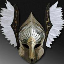 Vikingo šalmo fontano apsaugos sparno šalmo šarvai Vikingo plieno žalvario šalmas