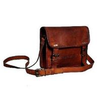 Ruda odinė rankinė vyrams ir moterims vintažinė rankinė Crossbody Bags 11X3X9 ruda