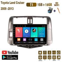 Automobilinis stereofoninis radijas skirtas Toyota Land Cruiser Prado J150 2009 -2013 Automobilių multimedijos grotuvas DVD garsiakalbiai Galvos blokas Garso WIFI 1+16GB