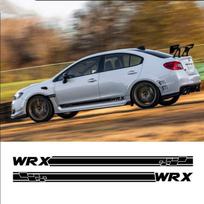 Subaru Impreza WRX STI 2x automobilio šoninio kėbulo PVC vandeniui atsparaus dekoratyvinio lipduko lipdukas
