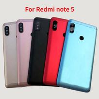 For Xiaomi Redmi note 5 Back Battery  Panel Rear Door Housing  with Side Buttons + Camera Lens auksinė
