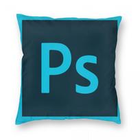 Photoshop Pagalvėlės Kvadratinis Pagalvės užvalkalas Poliesteris Linas Velvetas Kūrybingas Užtrauktukas Dekoras Mesti Pagalvės užvalkalas Namų Pagalvėlės užvalkalas 18 30x30cm