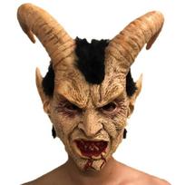 Baisi kaukė demonas velnias Liuciferis Ragas lateksas Kaukės Helovino filmo cosplay dekoravimas Festivalis Vakarėlis Rekvizitas Suaugusiesiems Siaubingas