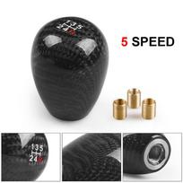 Lenktynių tikrosios anglies pluošto pavarų perjungimo rankenėlės rankenėlė 5 SPEED perjungimo rankenėlė 57 mm lazdos perjungimo svirties rankenėlė