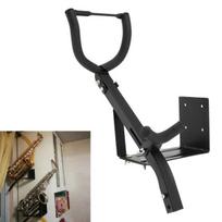 Alto saksofono sieninis laikiklis Sax Hanger Hook Stovo instrumentų priedai frame juoda