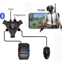 „Pubg“ mobiliųjų žaidimų pulto valdiklis žaidimų klaviatūros pelės keitiklis, skirtas „Android“ telefonui su kompiuteriu „Bluetooth“. Converter+mouse+keyboard