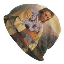 Jojos Bizarre Adventure Polnareff Jesus Slouchy Beanie Hats Women Unisex Fashion Knitting Skullies Beanies Caps for Outdoor Ski Skullies Beanie Hat