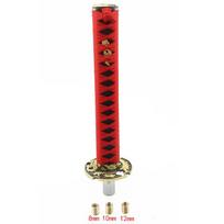 Universalus 150MM/200MM/260MM JDM Katana Samurai kardo perjungimo rankenėlės perjungiklis su adapteriais Pavarų perjungimo rankenėlė Perjungimo rankenos perjungiklis Black 15mm