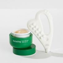 Milk Touch plonų veido keramikos Gua Sha + kremas rinkinys Helix Cream