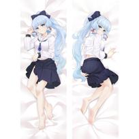 Genshin Impact Anime Cosplay Dakimakura Užvalkalas Kamisato Ayaka JK Cosplay Dvipusis Spausdintas Apkabinamo Kūno Pagalvės Užvalkalas Otaku Pagalvė 120x40cm Pillowcase