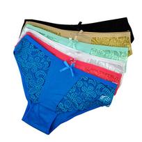 Underwear Women Cotton Sexy Lace Low Waist Panties Girls Briefs Ladies Knickers Lingerie for Women 6 PCS/Lot M