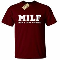 Uomo Milf Man I Love Pesca T-Shirt Pescatore AllAperto Estate S