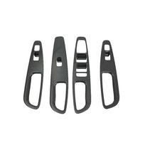 6PCS ABS Inner Door Armrest Window Lift Switch Button Cover Trim for Hyundai Santa Fe 2019-