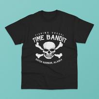 Žvejybos laivas Time Bandit Dutch Harbor Unisex marškinėliai S