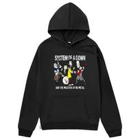 „System of A Down Band“ megztinis „Liberty Bandit“ roko muzikos gobtuvas Mados gatvės drabužiai Moteriški drabužiai Unisex Y2k megztinis Unisex megztinis L