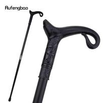 Juodos prabangios kreivės linijos tipas vaikščiojimo lazda, madinga, dekoratyvinė lazda Gentleman Elegant Cosplay lazdelės rankenėlė Crosier 93 cm įvairiaspalvis