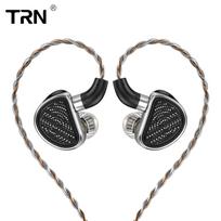 TRN-TA4 Ear-in-line laidinės ausinės, dvi apvalios, dvi geležinės HIFI klausymosi judesys, keturios nuopelnų, Lou's Circle geležinės ausinės juoda
