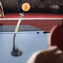 Ping Pong Ball Trainer Universal Aid Machine Stalo tenisas katėms