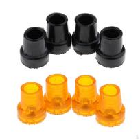 8 vnt. neslystantys, stabilūs, smūgius sugeriantys alkūninio ramento antgaliai 19 mm black